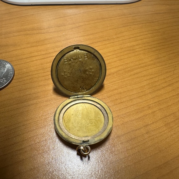 Antique Victorian Gold Filled Seed Pearl Floral Locket - Picture 2 of 5